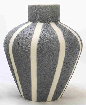 Ваза керамическая "Кактус", цвет серый, 20*20*25 см.