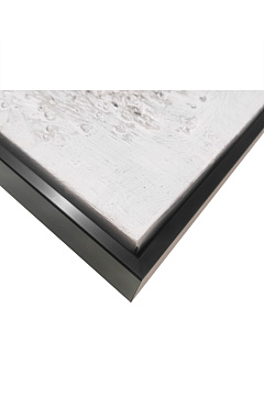 Панно "Карта мира", 100% ручная работа из алюминия, рама пластиковая, 70x140