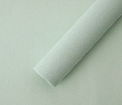 Водостойкий упаковочный материал "Бархат", 53 см*6 ярдов, 75 г/м², мятный