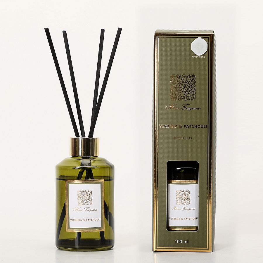 Ароматический диффузор с палочками 100 мл., Verbena & Patchouli/Вербена и пачули