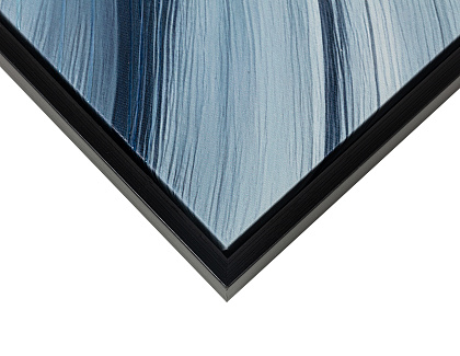 Картина "Волны тишины I" с тиснением, рама пластиковая, 80x60x2,8