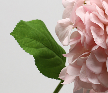 Цветок искусственный декоративный "Гортензия", H60*D24 см., розовый