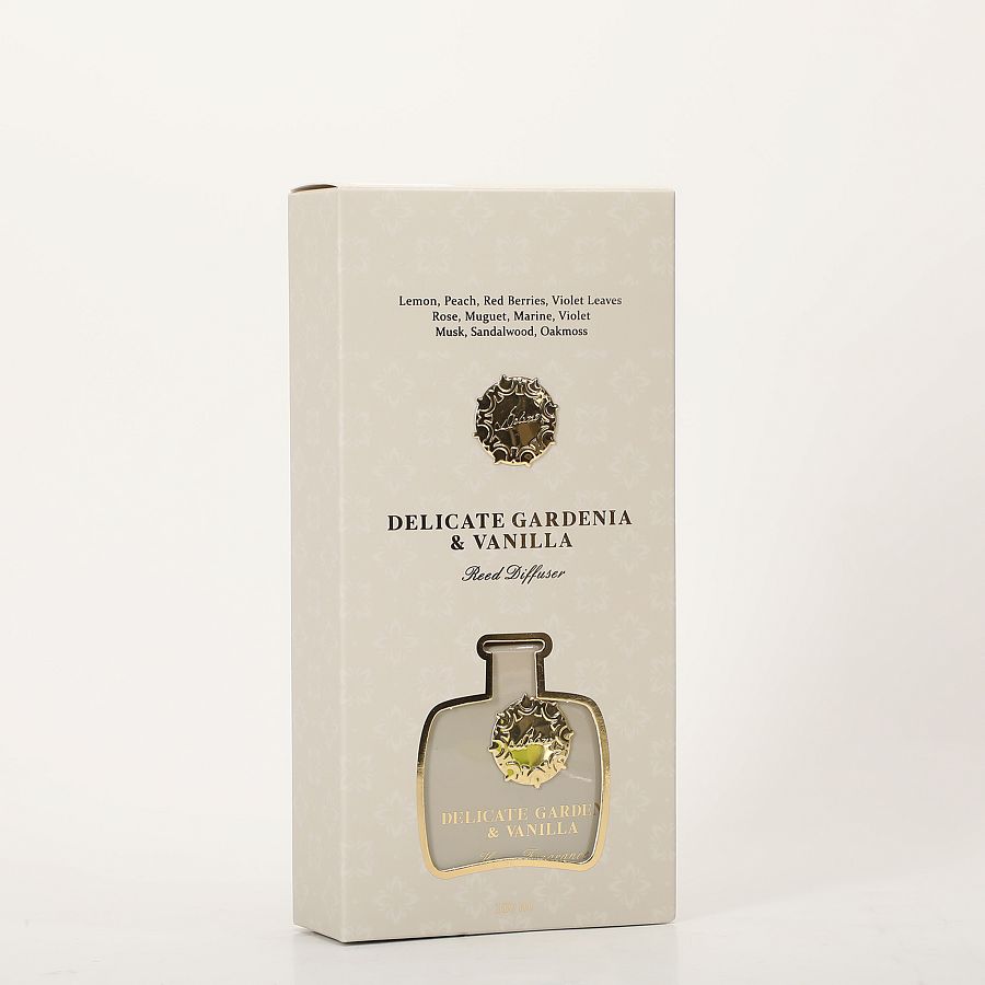 Ароматический диффузор с палочками 100 мл., Delicate Gardenia & Vanilla/Нежная гардения и ваниль