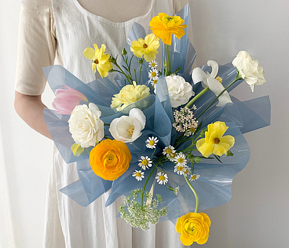 Упак. материал флористическая пленка "Звездная пыль", 60 см х 10 м, красный