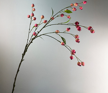 Ветка декоративная с ягодами, 115 см, 1 шт.