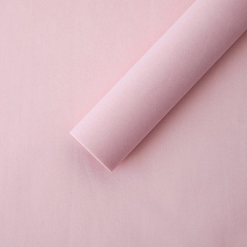 Водостойкий упаковочный материал "Бархат", 53 см*6 ярдов, 75 г/м², св-розовый