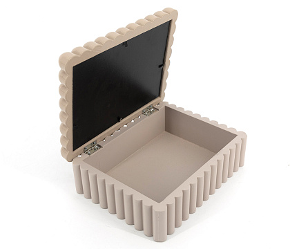 Фото-шкатулка декоративная из МДФ серия "Бабл", со стеклом, 13x18 см