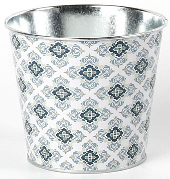 Декоративное кашпо D13.3X11.5CM B:D9.5 см., металл