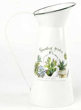 Декоративное кашпо-кувшин 22X14XH30.5CM, металл