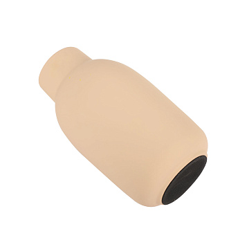 Ваза керамическая, цвет бежевый, 13,5*24,5 см