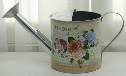 Декоративное кашпо-лейка "Жарден" 38XBD16XH16CM, металл