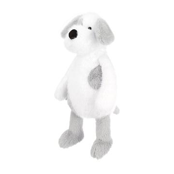 Игрушка мягконабивная ТМ "Relana" Собака бело-серая, 22 см, в/п 22*15*9 см