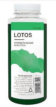 Краска для окрашивания живых цветов Lotos, 300мл, цвет зеленый.