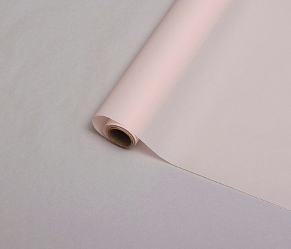 Упаковочный материал Тишью, 58 см х 10 м, розовый