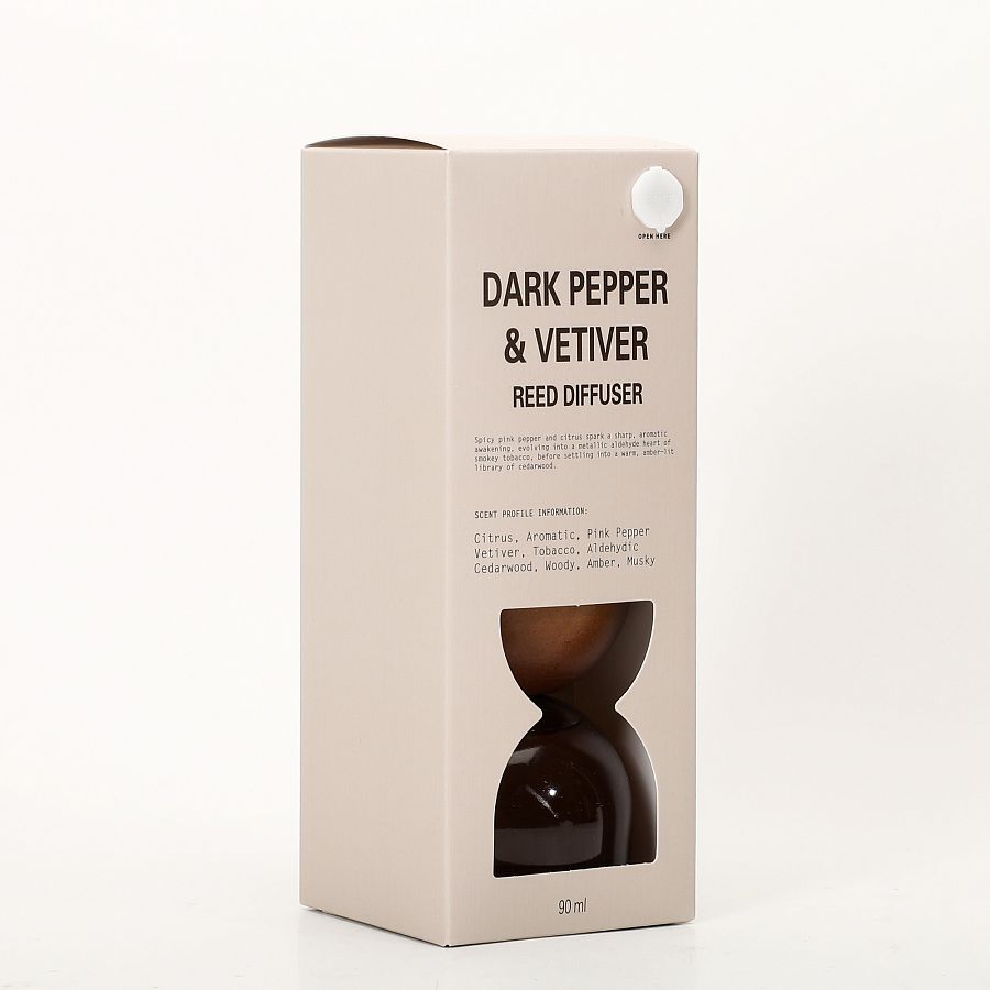 Ароматический диффузор с палочками 90 мл., Dark Pepper & Vetiver/Темный перец и ветивер