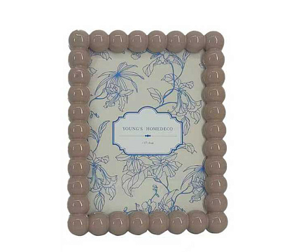 Фоторамка декоративная из МДФ серия "Бабл", со стеклом, 13x18 см