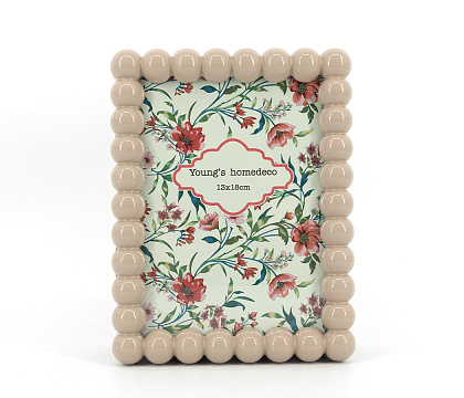 Фото-шкатулка декоративная из МДФ серия "Бабл", со стеклом, 13x18 см