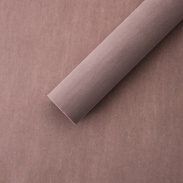 Водостойкий упаковочный материал "Бархат", 53 см*6 ярдов, 75 г/м², латте