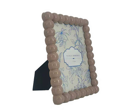 Фоторамка декоративная из МДФ серия "Бабл", со стеклом, 13x18 см