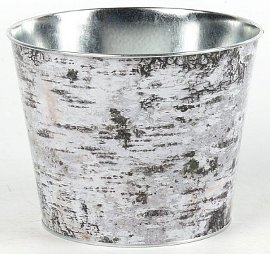 Декоративное кашпо  D17.5XH13.5CM B13.3 см, металл