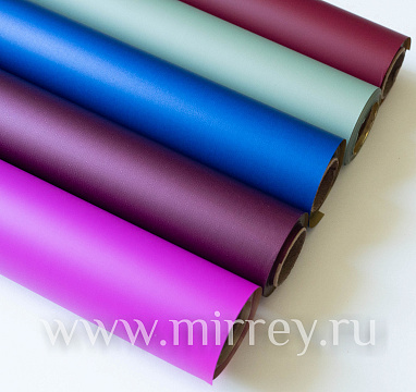 Упак. материал флористическая пленка с золотом, 70 мкр, 58 см х 10 м, зеленый