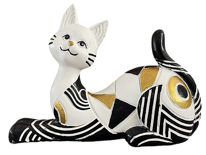 Статуэтка декоративная "Кот", полирезина, 20*5,5*14 см