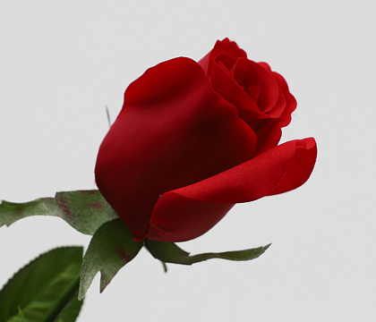 Цветок искусственный декоративный "Роза", H32*D5 см., красный