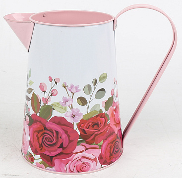 Декоративное кашпо-лейка "Волшебство красок" 20,5XD13X16,5XH17CM, металл