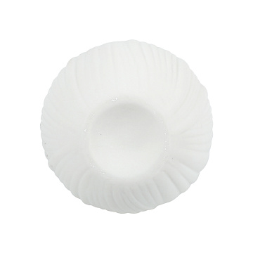 Ваза керамическая, цвет белый, 9,5*13 см