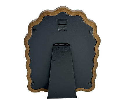 Фоторамка декоративная из дерева, серия "Арка", цвет коричневый, со стеклом, 15x20 см