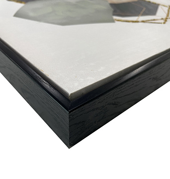 Картина "Абстракция I", 80% ручная работа, рама пластиковая, 40*50*3,5