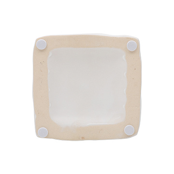 Ваза керамическая, цвет белый, 10,5*23 см