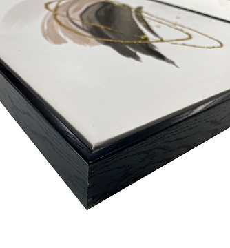 Картина "Абстракция II", 80% ручная работа, рама пластиковая, 40*50*3,5