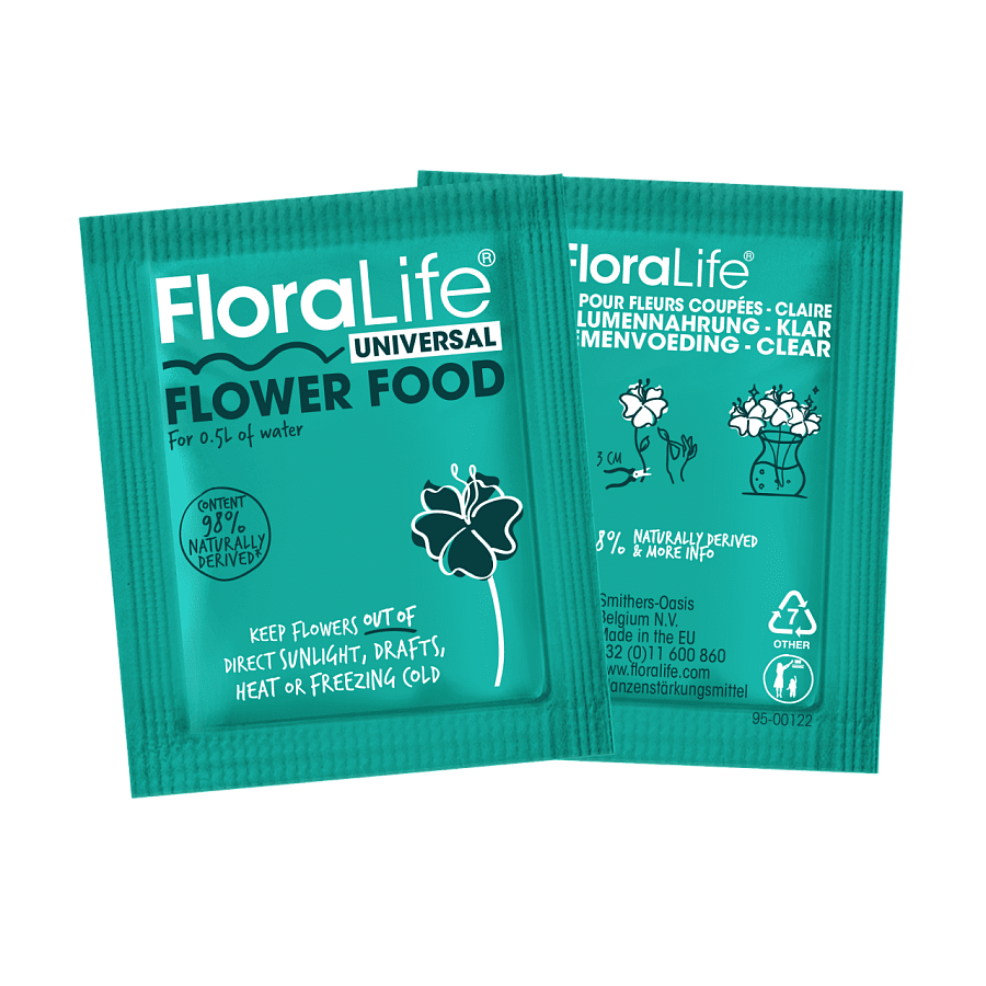 Коробка Floralife Food Clear 300 Порошк. подкорм. для срез. цветов, 5гр, 1000шт, арт. 82-10001