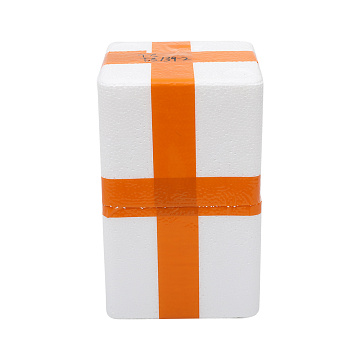 Ваза керамическая, цвет серый, 11*20 см.