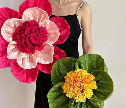 Упаковочная бумага 56 см*56 см, 5листов/упак, 80 г/м², белый