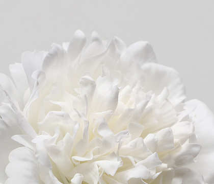 Цветок искусственный декоративный "Пион", H56*D14 см., кремовый