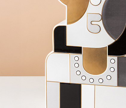 Керамическая декоративная ваза серия "Пикассо", 22,5*9*43 см