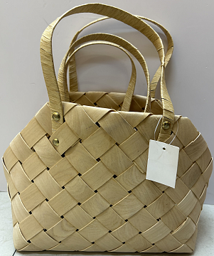 Набор корзин плетеных (секвойя): 28*14*20, 23*12*15, 2 шт., натур.