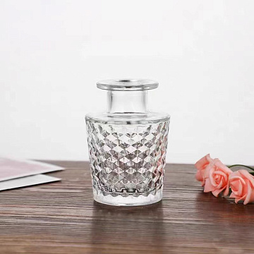 Ваза стеклянная D7 * H10, 1 шт.,прозрачный