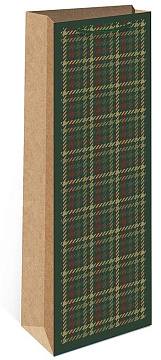 Сумка крафт, размер: 12х36х8,5 см. в упак. 6 шт.