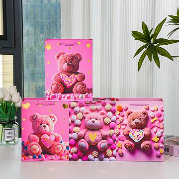 Пакет подарочный "Конфетные мишки" (микс), 18*10*23 см, 210гр, 12шт/упак.