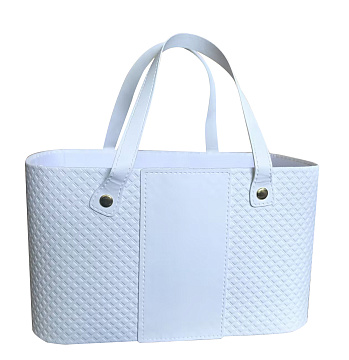 Коробка для цветов  "Гармония стиля" 24,5*15*14,5, 1 шт., белый