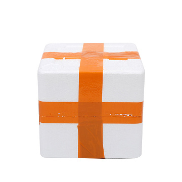 Ваза керамическая, цвет черно-золотой, 15*13 см