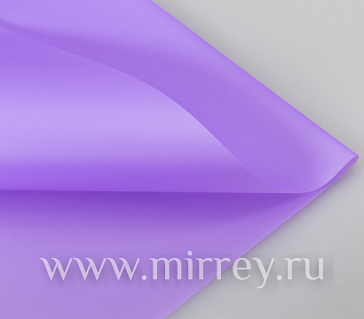 Упак. материал матовая пленка "Флёр", 53 мкр, 58 см х 10 м, сиреневый