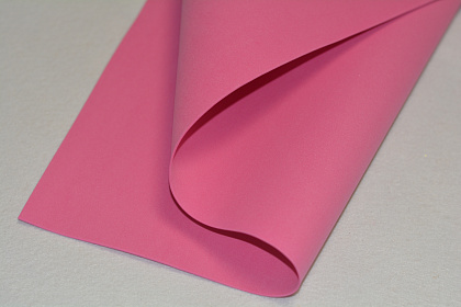 Китайский фоамиран "Зефир" 1 мм. 60 х 70 см. 10 лист./упак, розовый пион