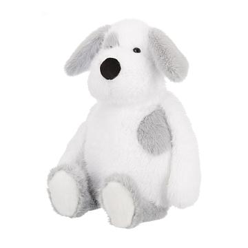 Игрушка мягконабивная ТМ "Relana" Собака бело-серая, 22 см, в/п 22*15*9 см