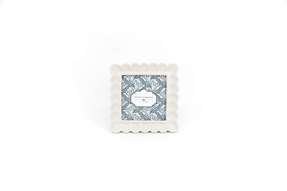 Фоторамка декоративная из эпоксидной смолы, серия "Арко Орео", со стеклом, 10x10 см