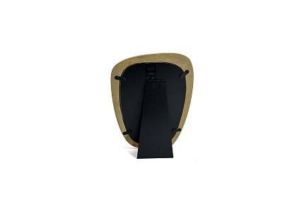 Фоторамка декоративная из дерева, асимметричная, со стеклом, 13x18 см