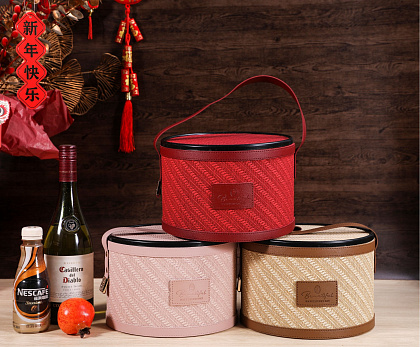 Коробка подарочная с крышкой 22*22*14, бежевый